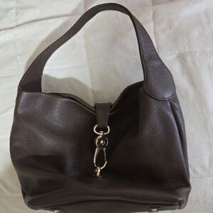 New W/ Dust Cover, Dooney & Bourke Dark Brown Hobo Bag